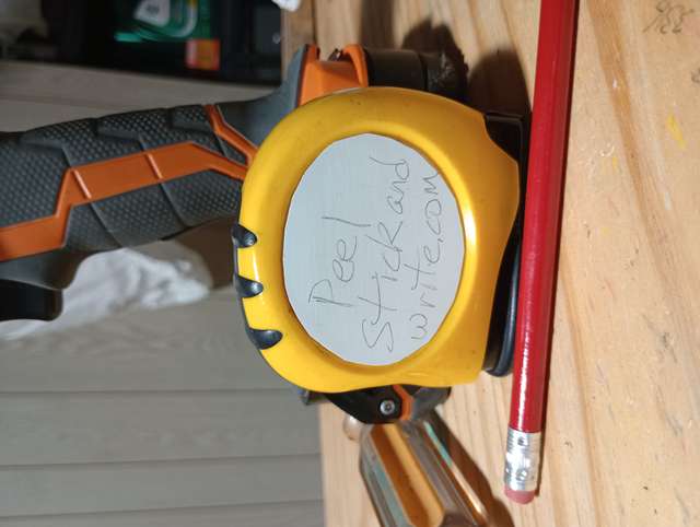 Write on your tape measure